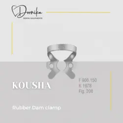 کلمپ پرمولر بالا و پایین با باله کوشا Kousha