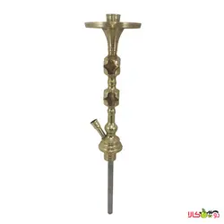 تنه قلیان برنجی ریختنی دو صلیب بزرگ