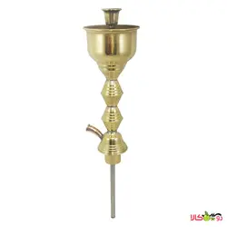 تنه قلیان برنجی ورقی یخدان دو قپه بزرگ