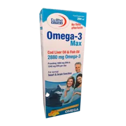 شربت امگا-3 مکس یوروویتال | EuRho Vital Omega-3 Max Syrup