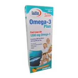 شربت امگا-3 پلاس یوروویتال | EuRho Vital Omega-3 Plus Syrup