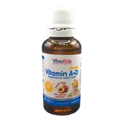 قطره خوراکی ویتامین A+D ویواکیدز | VivaKids Vitamin A+D Drop