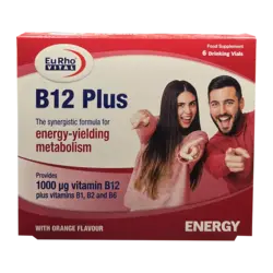 Eurho Vital B12 Plus Vials | ویال B12 پلاس یوروویتال