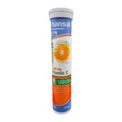 Hansal Vitamin C 1000mg Eff Tab | قرص جوشان ویتامین ث 1000میلی گرم هانسال