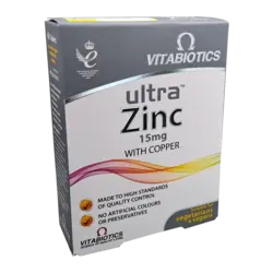 قرص اولترا زینک ویتابیوتیکس | Vitabiotics Ultra Zinc Tab