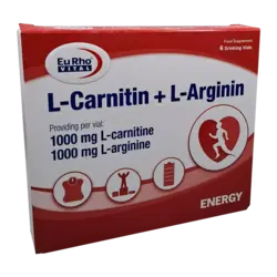 ویال خوراکی ال-کارنیتین+ال-آرژینین یوروویتال | Eurho Vital L-Carnitin+L-Arginin Vials
