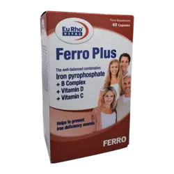 کپسول فرو پلاس یوروویتال | Eurho Vital Ferro Plus Cap