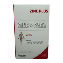کپسول ژلاتینی زینک پلاس پابا فلکسان | Flexan Zinc+Paba Cap