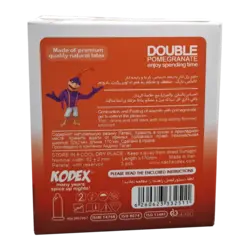 کاندوم تنگ کننده انار کدکس | Kodex Double Pomegranate Condom