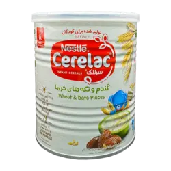 سرلاک گندم و تکه های خرما به همراه شیر نستله | Nestle Cerelac Wheat & Date Pieces With Milk