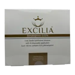 محلول تقویت کننده مژه و ابرو اکسیلیا | Excilia Bimatoprost Ophthalmic Topical Solution
