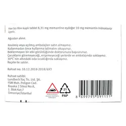 قرص ابیکسا 10 میلی گرم (ممانتین) – Ebixa 10 mg