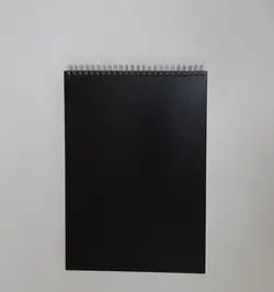دفتر طراحی تخته‌شاسی‌دار اندازه A4 با کاغذ کارتی پارس