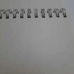 دفتر طراحی تخته‌شاسی‌دار اندازه A5 با کاغذ کارتی پارس