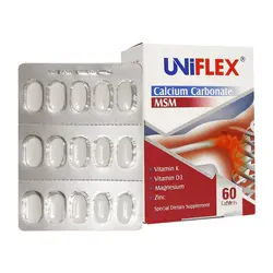 قرص یونی فلکس MSM لیبرتی 60 عدد