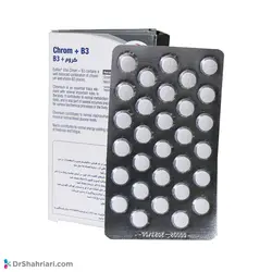قرص کروم پلاس ب3 یوروویتال | 60 عدد