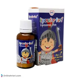 قطره خوراکی آهن لیپوزوفر فورت بی اس کی | 30 میلی لیتر