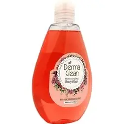 شامپو بدن مرطوب کننده و نرم کننده درماکلین 300 میلی لیتر، حاوی عصاره شکوفه هلو