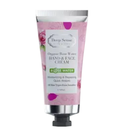 کرم مرطوب کننده دست و صورت گلاب دیپ سنس