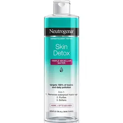میسلار واتر پاک کننده آرایش و سم زدای نوتروژنا اسکین دیتوکس Skin Detox حجم 400 میلی لیتر