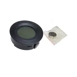 دماسنج و رطوبت سنج پنلی گرد مشکی