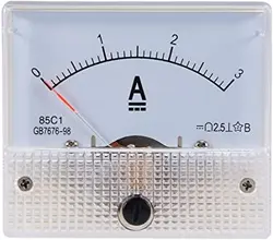آمپرمتر عقربه ای پنلی 3 آمپر DC مدل class 2.5 چینی