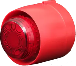 آژیر فلاشر اعلام حریق چند صدا قرمز 35-15 ولت