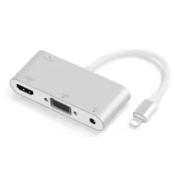 مبدل لایتنینگ به HDMI /VGA/AV مدل 7585C