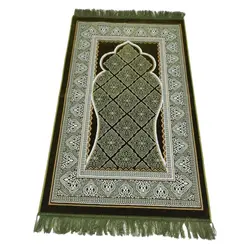 جانمازی مخمل یا سجاده مخمل سایز 66در107 سانتی متر
