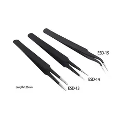 پنس آنتی استاتیک مرغوب سر صاف esd-14