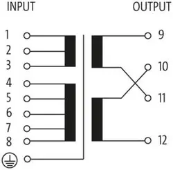 1PHASE CONTROL AND ISOLATION TRANSFORMER ترانسفورماتور تک فاز 86148 MURR ELEKTRONIK