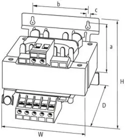 1PHASE CONTROL AND ISOLATION TRANSFORMER ترانسفورماتور تک فاز 86148 MURR ELEKTRONIK