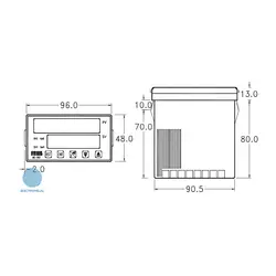 آمپرمتر دیجیتال فوتک Fotek MA-21R