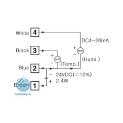 ترانسمیتر دما و رطوبت آتونیکس Autonics THD-DD1-C