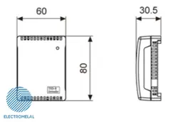 ترانسمیتر دما و رطوبت آتونیکس Autonics THD-R-C