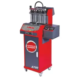 شستشوی انژکتور 6 سیلندر دیجیتالی با تستر سنسورها کیت رو کار و ریل 405