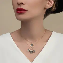 آویز مولتی کوین اسکلت و قلب