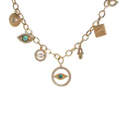 گردنبند مولتی چشم