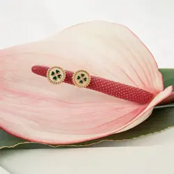 گوشواره مولتی ساین3(شبدر سبز)