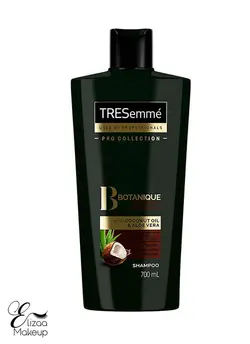 شامپو گیاهی شیر نارگیل و آلوئه ورا ترزمه TRESemme Botanique Coconut oil حجم 700میل