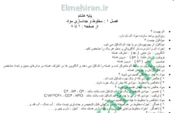 درسنامه علوم تجربی پایه هشتم،درسنامه آموزشی علوم تجربی پایه هشتم فصل به فصل | علم ایران