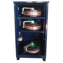 استابلایزر سروو موتوری ۲۵ کاوا تک‌فاز افزایش ولتاژ از ۱۶۰ ولت