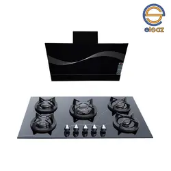 ست هود و اجاق گاز صفحه ای کد ۴۵۱۸ p