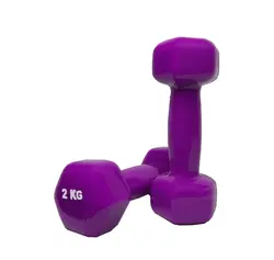 دمبل ایروبیک بانوان 2 کیلویی بسته 2 عددی