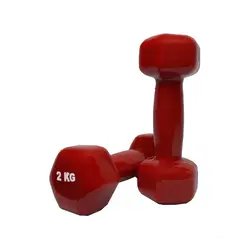 دمبل ایروبیک بانوان 2 کیلویی بسته 2 عددی