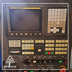 دستگاه cnc تراش افقی 2محور HYUNDAI کره  مدل  HIT-180