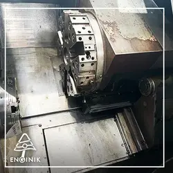 دستگاه cnc تراش افقی 2محور HYUNDAI کره مدل KIA SKT 21