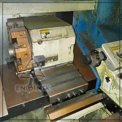 دستگاه CNC تراش افقی 2محور HYUNDAI کره ای مدل HIT-8