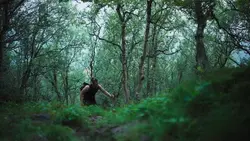 دانلود فوتیج کوهنوردی در دل جنگل های پر پشت