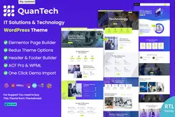 دانلود قالب وردپرس خدمات و راهکارهای آی تی و تکنولوژی «کوان تک» IT Solutions &amp; Technology